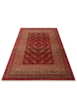 KYBELE KYB 03 RED Sıcak Renk Tonlu Otantik Makine Halısı