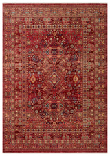 KYBELE KYB 05 RED XW Sıcak Renk Tonlu Otantik Makine Halısı