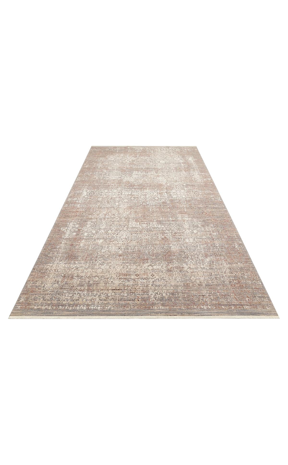 LA PAZ LPZ 02 BEIGE  Yüksek Alçak Dokulu Yüksek Kaliteli Sık Dokuma Modern Salon Halısı