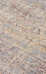 LA PAZ LPZ 02 BEIGE  Yüksek Alçak Dokulu Yüksek Kaliteli Sık Dokuma Modern Salon Halısı