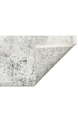 LAGOS XW LGS 05 CREAM GREY XW  Hav Toz Vermez Eskitme Desenli Modern Makine Halısı