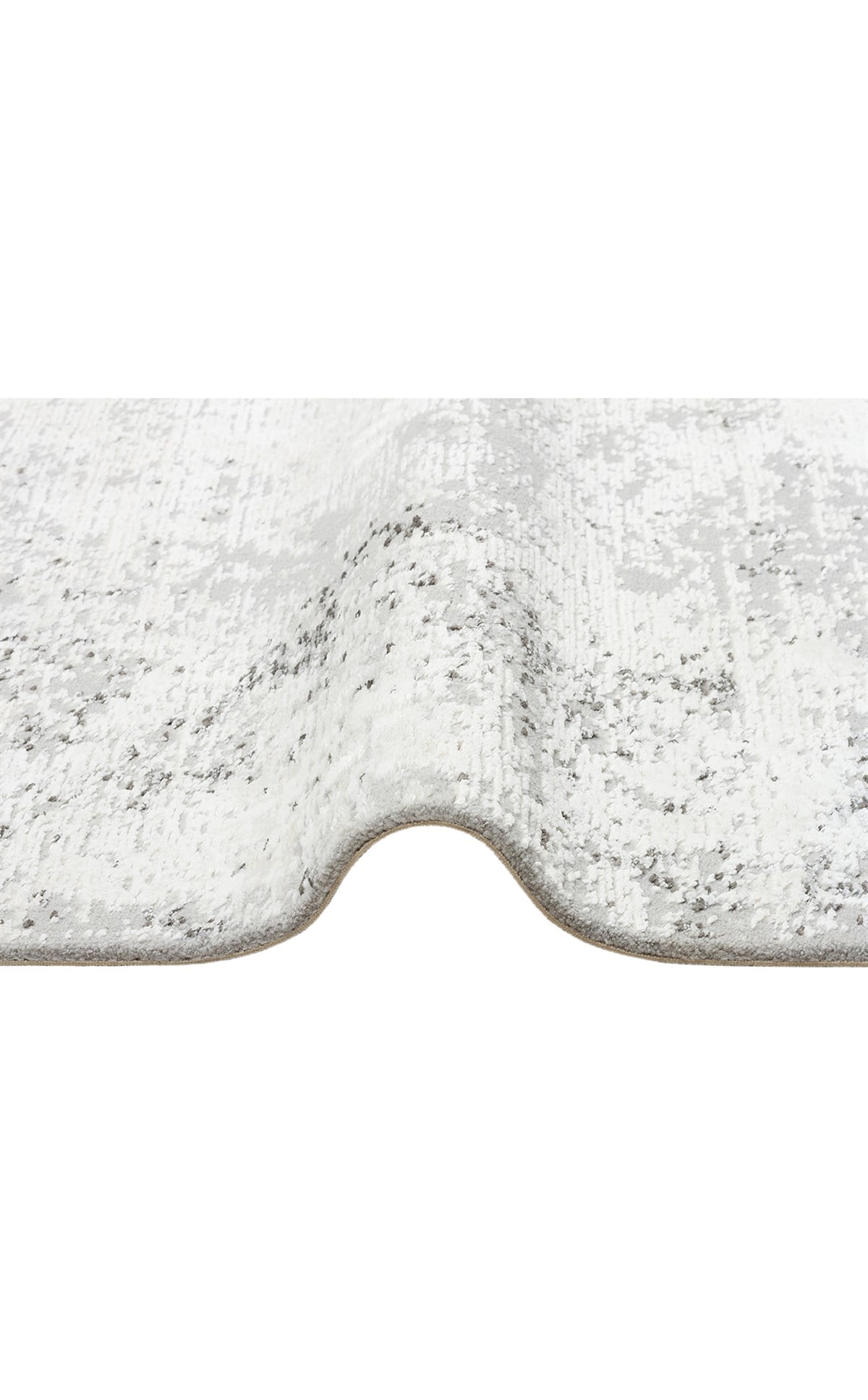 LAGOS XW LGS 05 CREAM GREY XW  Hav Toz Vermez Eskitme Desenli Modern Makine Halısı