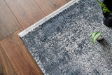 LAGOS XW LGS 06 CREAM GREY XW  Hav Toz Vermez Eskitme Desenli Modern Makine Halısı