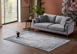 LAGOS XW LGS 06 CREAM GREY XW  Hav Toz Vermez Eskitme Desenli Modern Makine Halısı