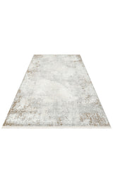 LAGOS XW LGS 05 GREY BEIGE XW Hav Toz Vermez Eskitme Desenli Modern Makine Halısı
