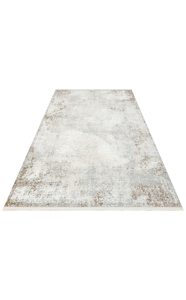 LAGOS XW LGS 05 GREY BEIGE XW Hav Toz Vermez Eskitme Desenli Modern Makine Halısı