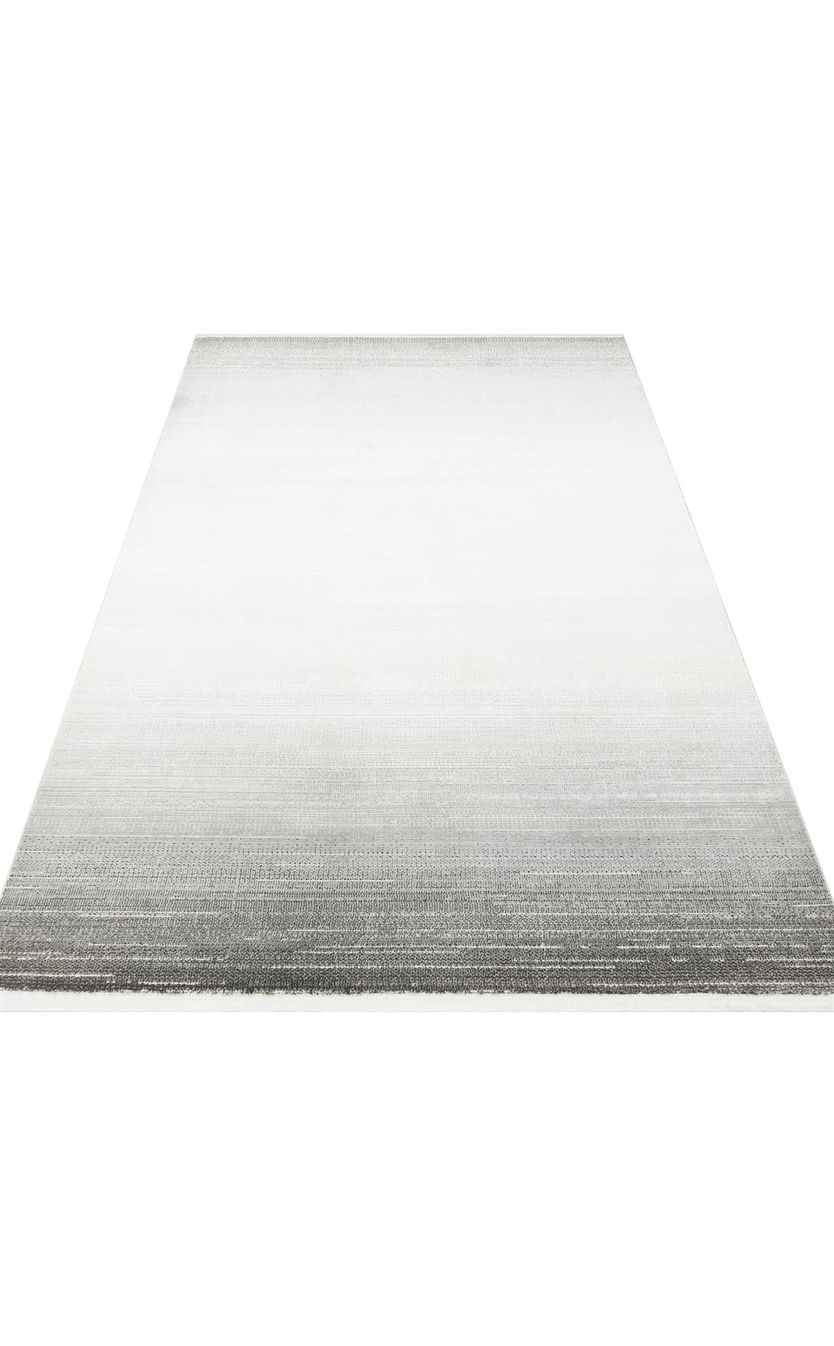 LAGOS XW LGS 16 CREAM GREY XW  Hav Toz Vermez Eskitme Desenli Modern Makine Halısı
