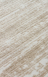 LAGOS XW LGS 19 BEIGE XW  Hav Toz Vermez Eskitme Desenli Modern Makine Halısı