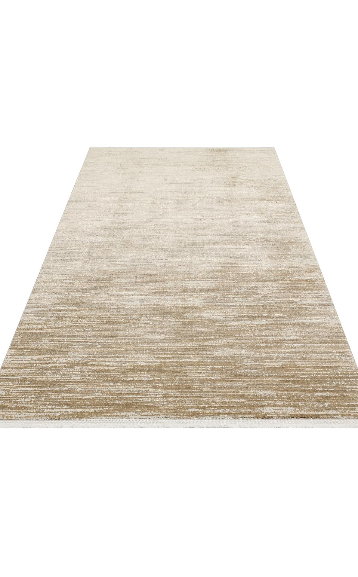 LAGOS XW LGS 19 BEIGE XW  Hav Toz Vermez Eskitme Desenli Modern Makine Halısı