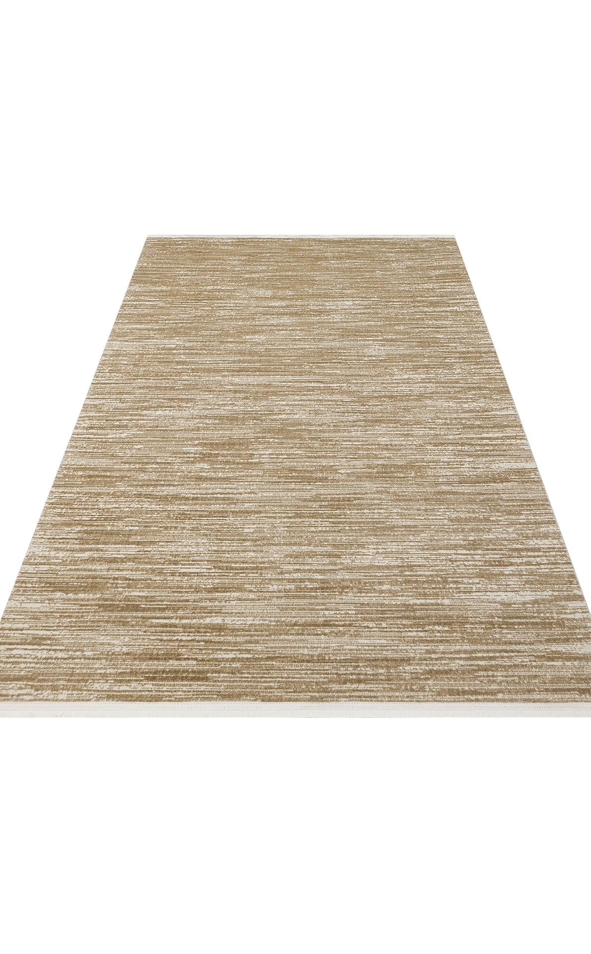 LAGOS XW LGS 19 BEIGE XW  Hav Toz Vermez Eskitme Desenli Modern Makine Halısı