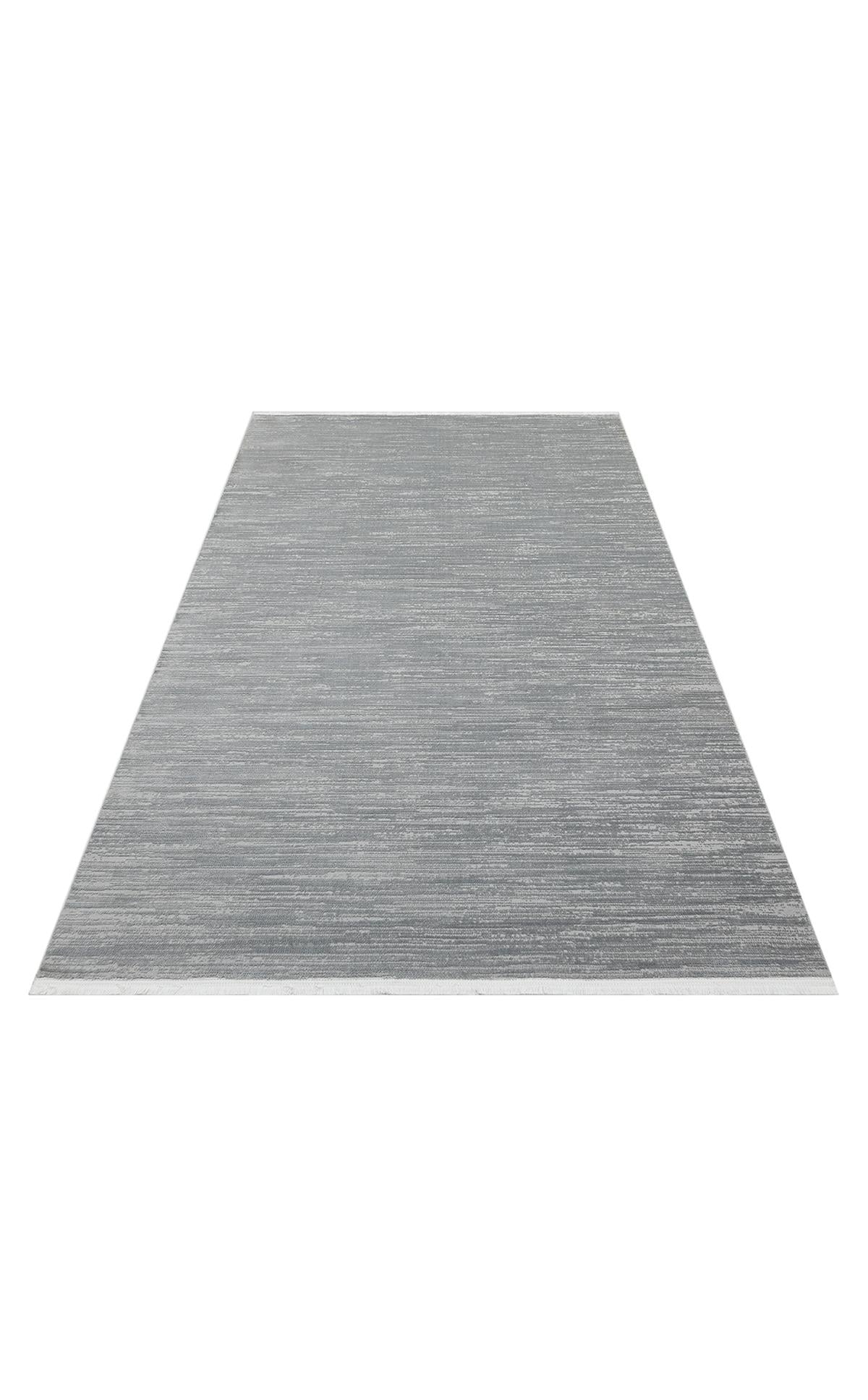 LAGOS XW LGS 19 LIGHT GREY XW  Hav Toz Vermez Eskitme Desenli Modern Makine Halısı