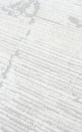 LAGOS XW LGS 20 CREAM GREY XW  Hav Toz Vermez Eskitme Desenli Modern Makine Halısı