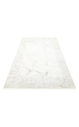LAGOS XW LGS 20 CREAM GREY XW  Hav Toz Vermez Eskitme Desenli Modern Makine Halısı