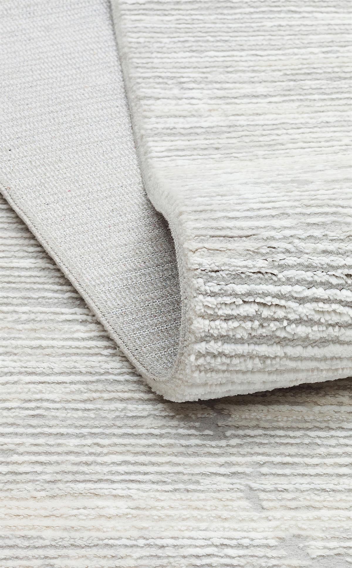 LAGOS XW LGS 20 CREAM GREY XW  Hav Toz Vermez Eskitme Desenli Modern Makine Halısı