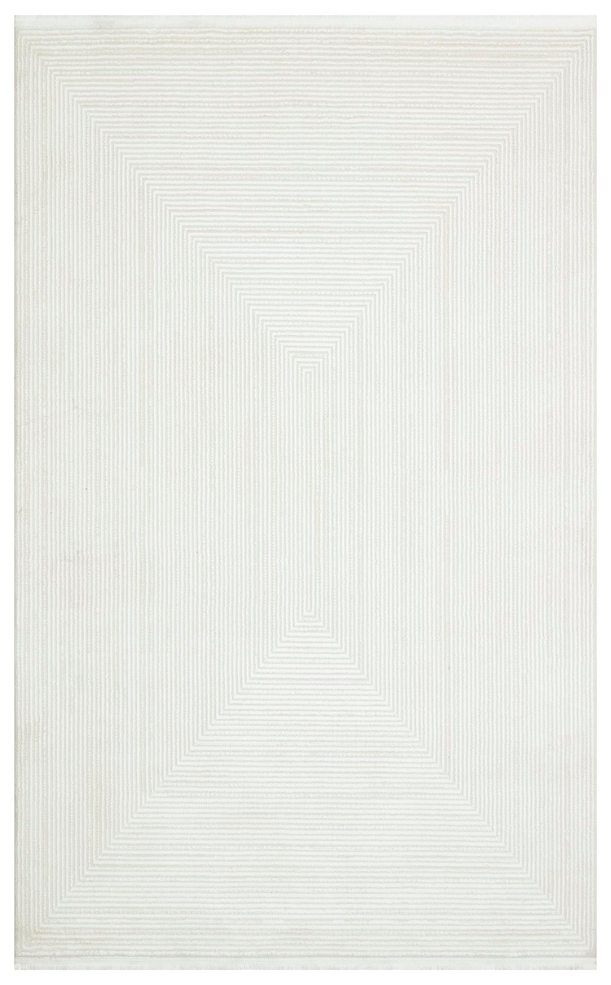 LAGOS XW LGS 22 CREAM GREY XW  Hav Toz Vermez Eskitme Desenli Modern Makine Halısı