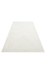 LAGOS XW LGS 22 CREAM GREY XW  Hav Toz Vermez Eskitme Desenli Modern Makine Halısı