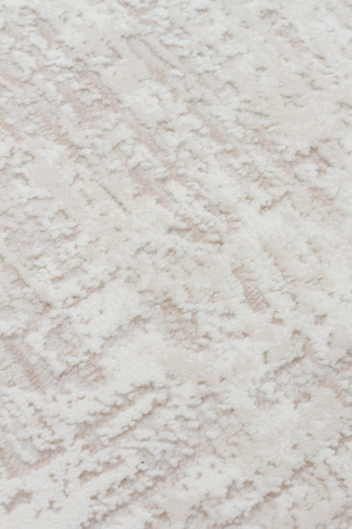 LAGOS XW LGS 24 CREAM BEIGE XW  Hav Toz Vermez Eskitme Desenli Modern Makine Halısı