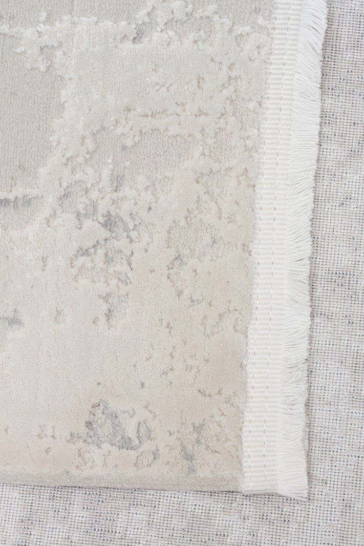 LAGOS XW LGS 25 CREAM BEIGE XW  Hav Toz Vermez Eskitme Desenli Modern Makine Halısı
