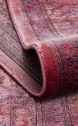 LAHOR LHR 02 FUSCHIA  Özel Boyama İşlemi İle Üretilen Yüksek Alçak Dokuya Sahip Zengin Renkli Şık Salon Halısı