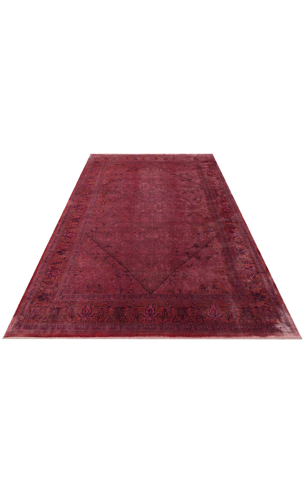 LAHOR LHR 02 FUSCHIA  Özel Boyama İşlemi İle Üretilen Yüksek Alçak Dokuya Sahip Zengin Renkli Şık Salon Halısı