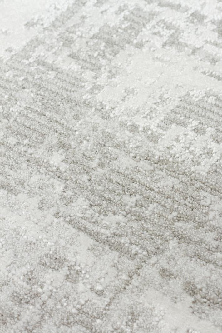 LEONA LNA 01 GREY  Yumuşak Tuşeli Hav Toz Vermez Modern Makine Halısı