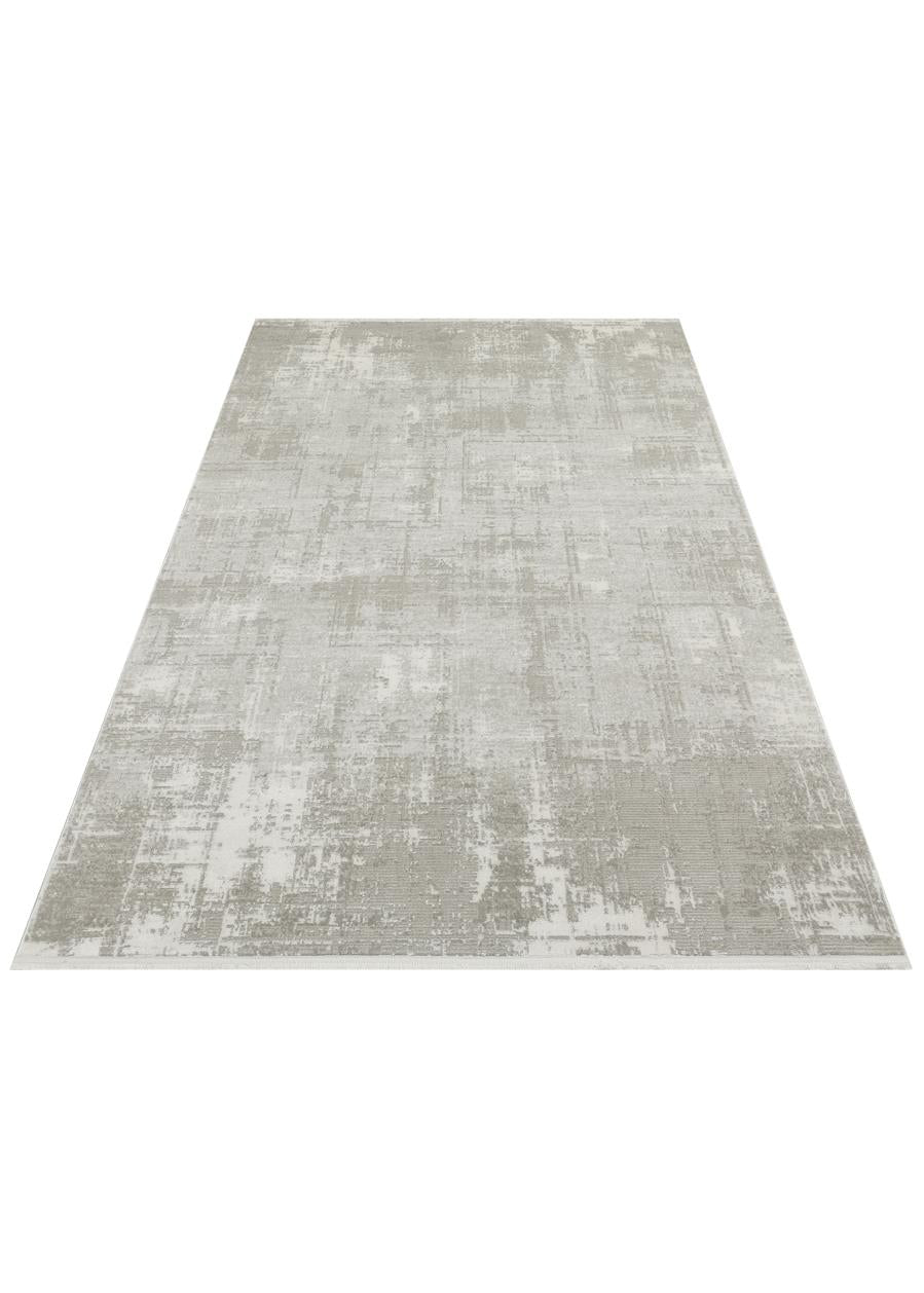 LEONA LNA 01 GREY  Yumuşak Tuşeli Hav Toz Vermez Modern Makine Halısı