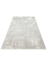 LEONA LNA 01 GREY  Yumuşak Tuşeli Hav Toz Vermez Modern Makine Halısı