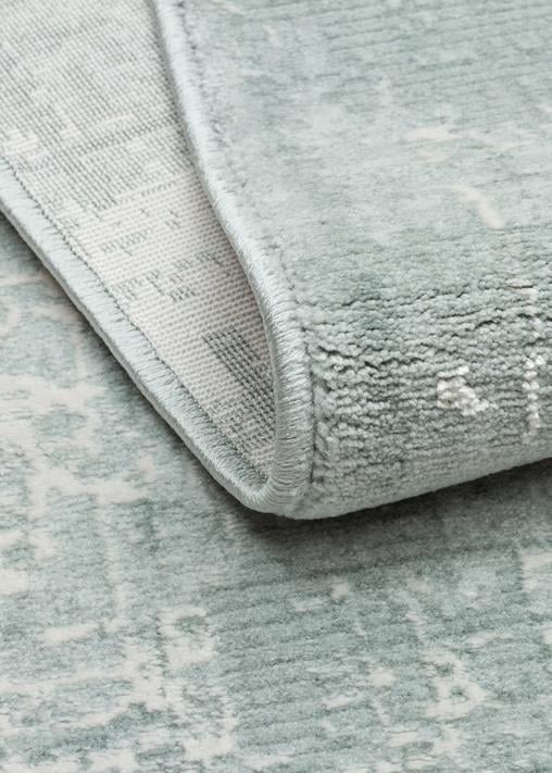 LEONA LNA 01 MINT  Yumuşak Tuşeli Hav Toz Vermez Modern Makine Halısı