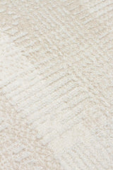 LEONA LNA 03 CREAM  Yumuşak Tuşeli Hav Toz Vermez Modern Makine Halısı