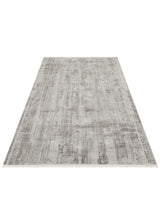 LEONA LNA 04 GREY  Yumuşak Tuşeli Hav Toz Vermez Modern Makine Halısı
