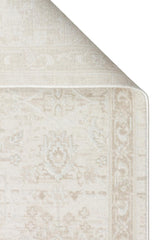LEONA LNA 05 CREAM  Yumuşak Tuşeli Hav Toz Vermez Modern Makine Halısı