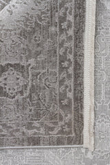 LEONA LNA 07 GREY  Yumuşak Tuşeli Hav Toz Vermez Modern Makine Halısı