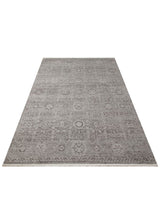 LEONA LNA 07 GREY  Yumuşak Tuşeli Hav Toz Vermez Modern Makine Halısı