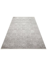 LEONA LNA 07 GREY  Yumuşak Tuşeli Hav Toz Vermez Modern Makine Halısı