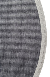 LIZA KILIM LIZ 01 ANTRASIT Q  Hav Toz Vermez Kaymaz Tabanlı Yıkanabilir Düz Renk Kilim
