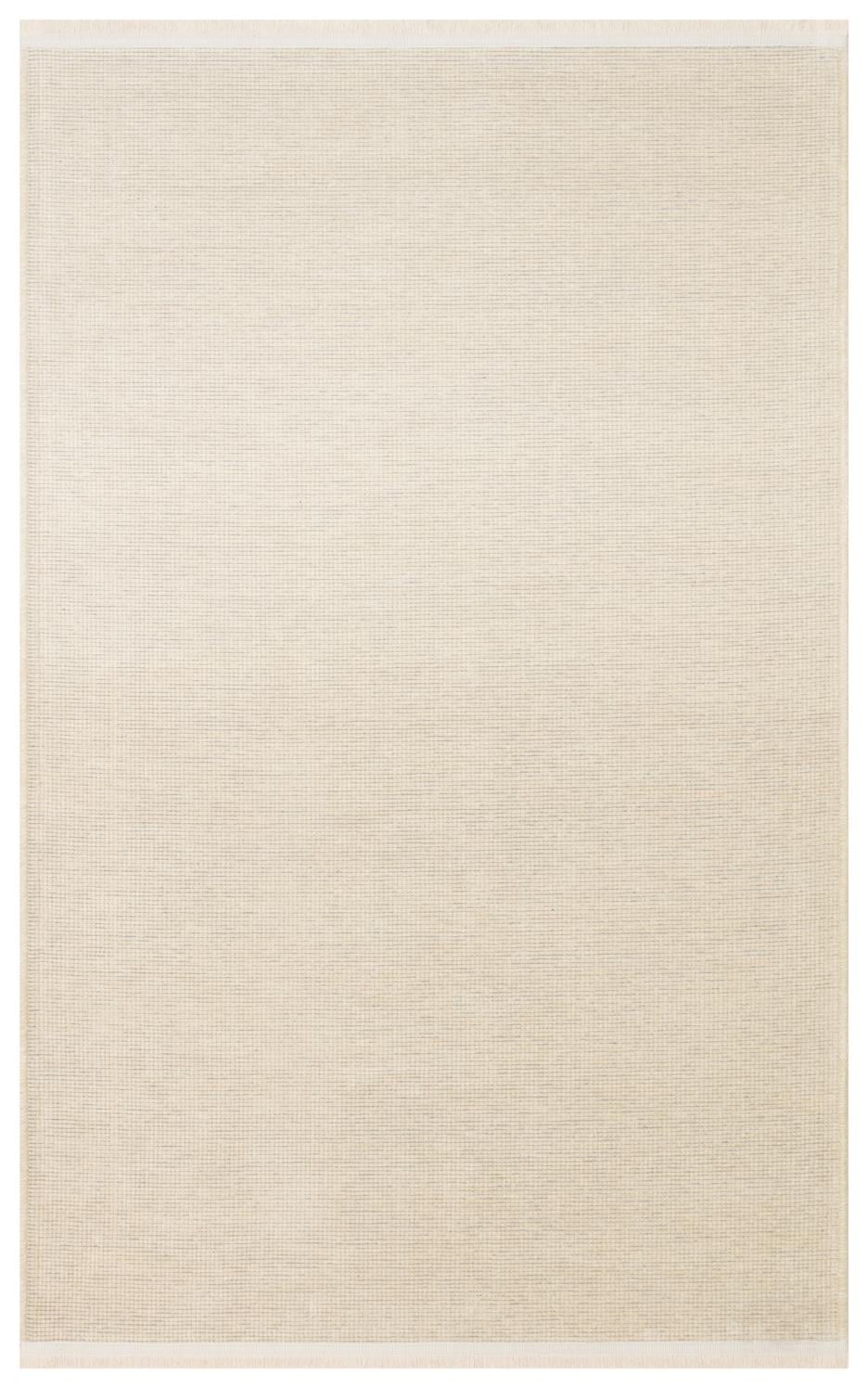 LIZA KILIM LIZ 01 BEIGE  Hav Toz Vermez Kaymaz Tabanlı Yıkanabilir Düz Renk Kilim