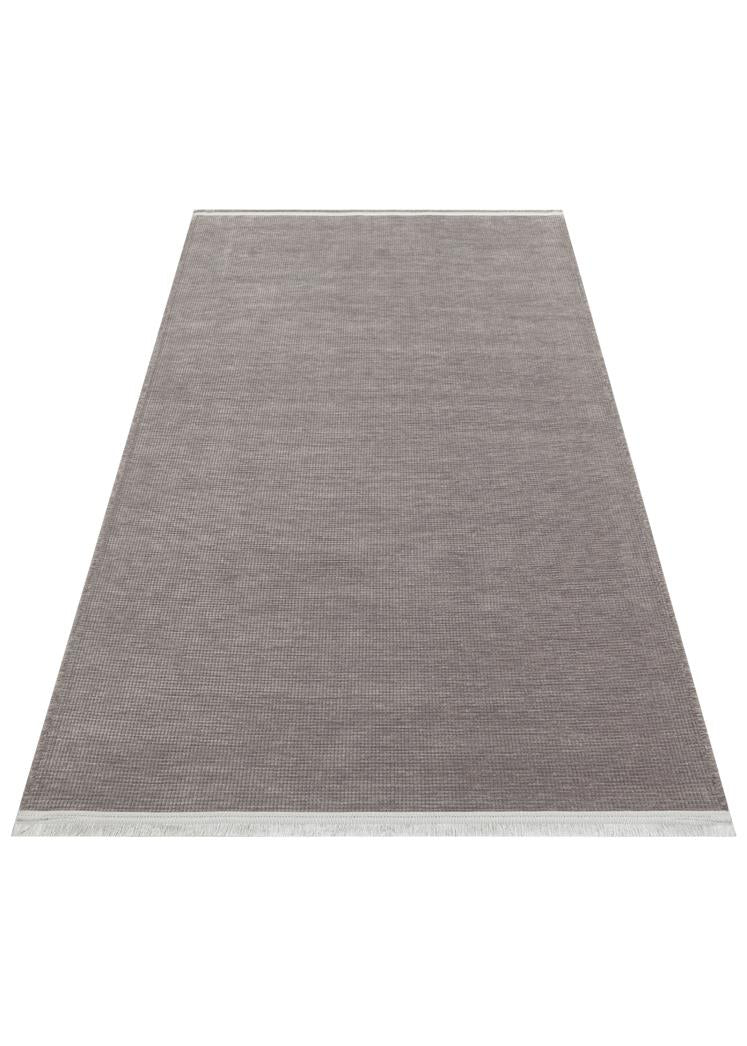 LIZA KILIM LIZ 01 GREY  Hav Toz Vermez Kaymaz Tabanlı Yıkanabilir Düz Renk Kilim