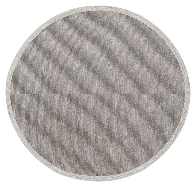 LIZA KILIM LIZ 01 GREY Q  Hav Toz Vermez Kaymaz Tabanlı Yıkanabilir Düz Renk Kilim