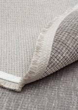 LIZA KILIM LIZ 01 GREY Q  Hav Toz Vermez Kaymaz Tabanlı Yıkanabilir Düz Renk Kilim