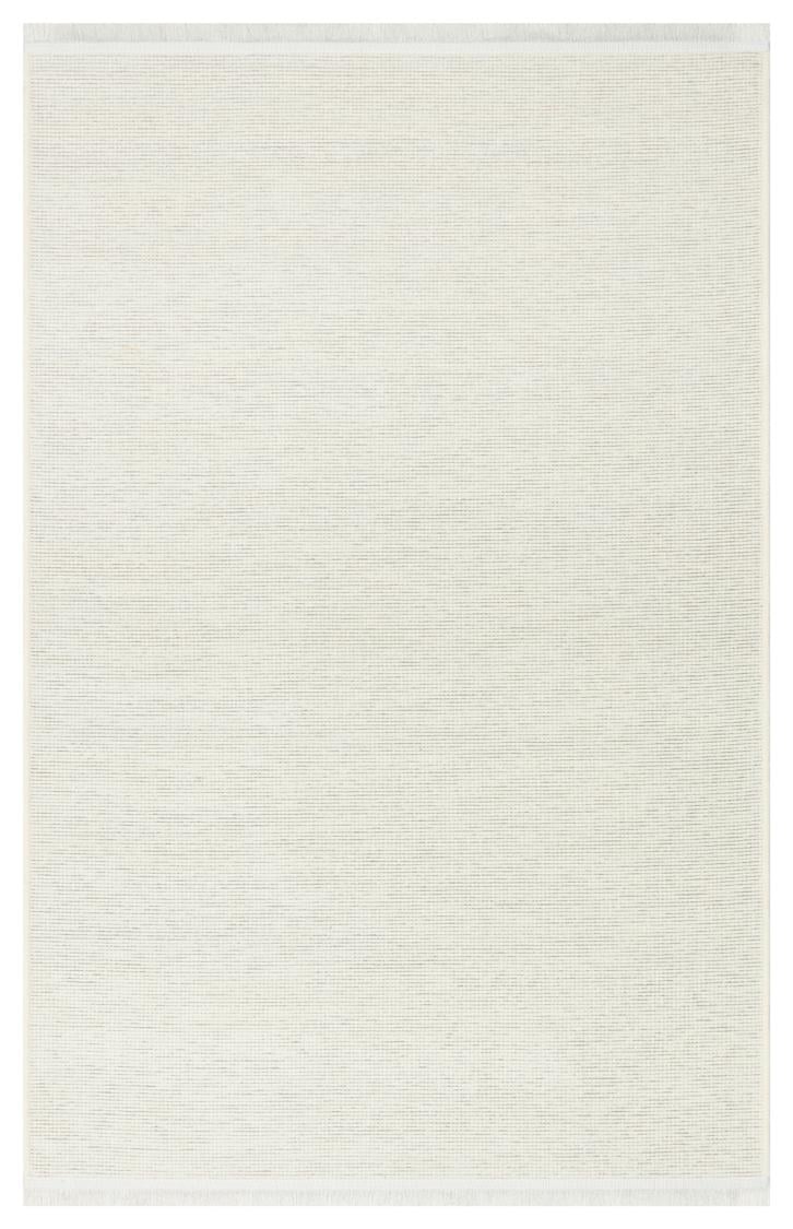 LIZA KILIM LIZ 01 WHITE  Hav Toz Vermez Kaymaz Tabanlı Yıkanabilir Düz Renk Kilim