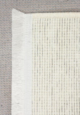 LIZA KILIM LIZ 01 WHITE  Hav Toz Vermez Kaymaz Tabanlı Yıkanabilir Düz Renk Kilim