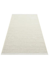 LIZA KILIM LIZ 01 WHITE  Hav Toz Vermez Kaymaz Tabanlı Yıkanabilir Düz Renk Kilim