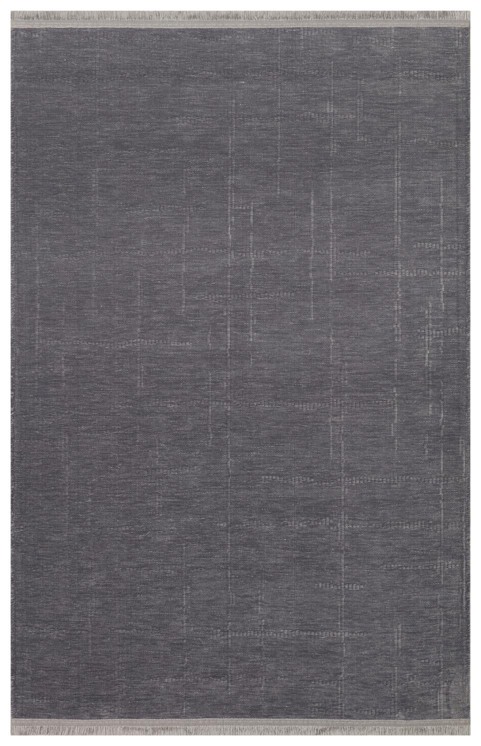 LIZA KILIM LIZ 02 ANTRASIT  Hav Toz Vermez Kaymaz Tabanlı Yıkanabilir Düz Renk Kilim