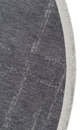 LIZA KILIM LIZ 02 ANTRASIT Q  Hav Toz Vermez Kaymaz Tabanlı Yıkanabilir Düz Renk Kilim