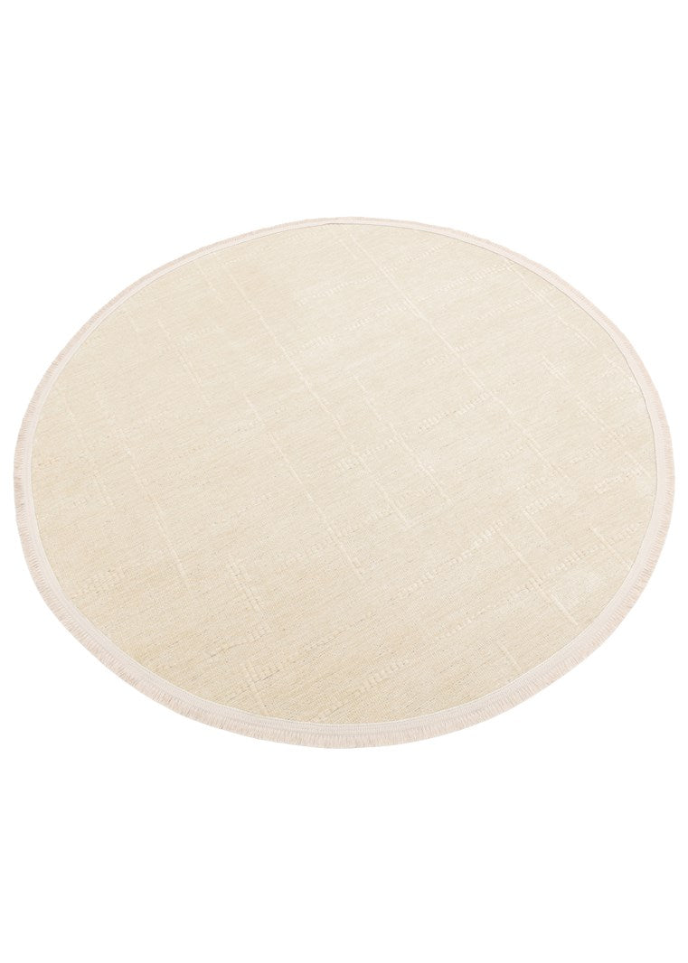 LIZA KILIM LIZ 02 BEIGE Q  Hav Toz Vermez Kaymaz Tabanlı Yıkanabilir Düz Renk Kilim