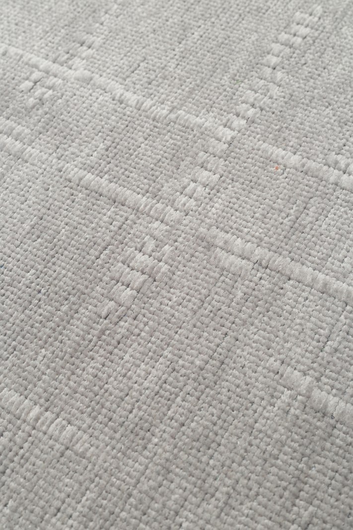 LIZA KILIM LIZ 02 GREY Q  Hav Toz Vermez Kaymaz Tabanlı Yıkanabilir Düz Renk Kilim