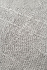 LIZA KILIM LIZ 02 GREY Q  Hav Toz Vermez Kaymaz Tabanlı Yıkanabilir Düz Renk Kilim