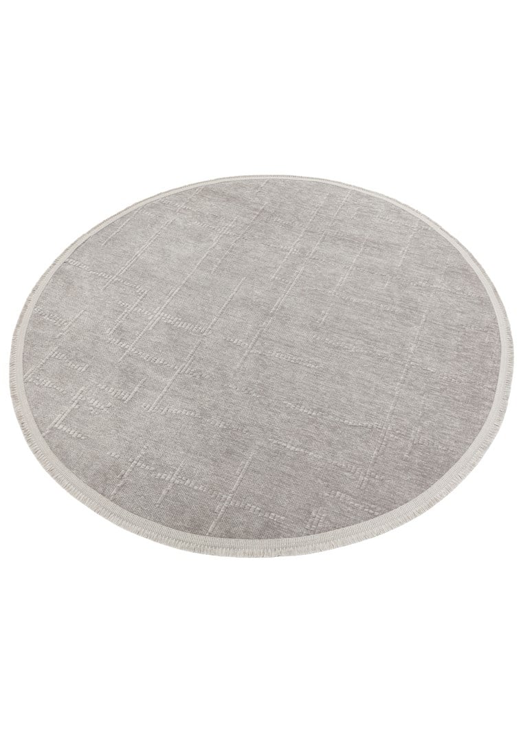 LIZA KILIM LIZ 02 GREY Q  Hav Toz Vermez Kaymaz Tabanlı Yıkanabilir Düz Renk Kilim
