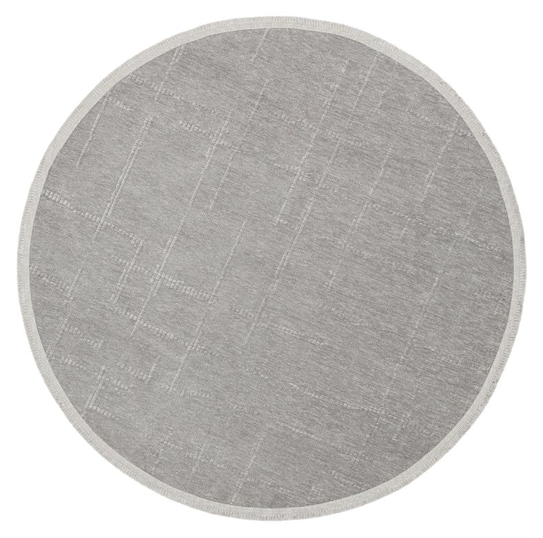 LIZA KILIM LIZ 02 GREY Q  Hav Toz Vermez Kaymaz Tabanlı Yıkanabilir Düz Renk Kilim