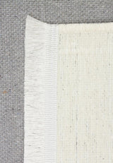 LIZA KILIM LIZ 02 WHITE  Hav Toz Vermez Kaymaz Tabanlı Yıkanabilir Düz Renk Kilim